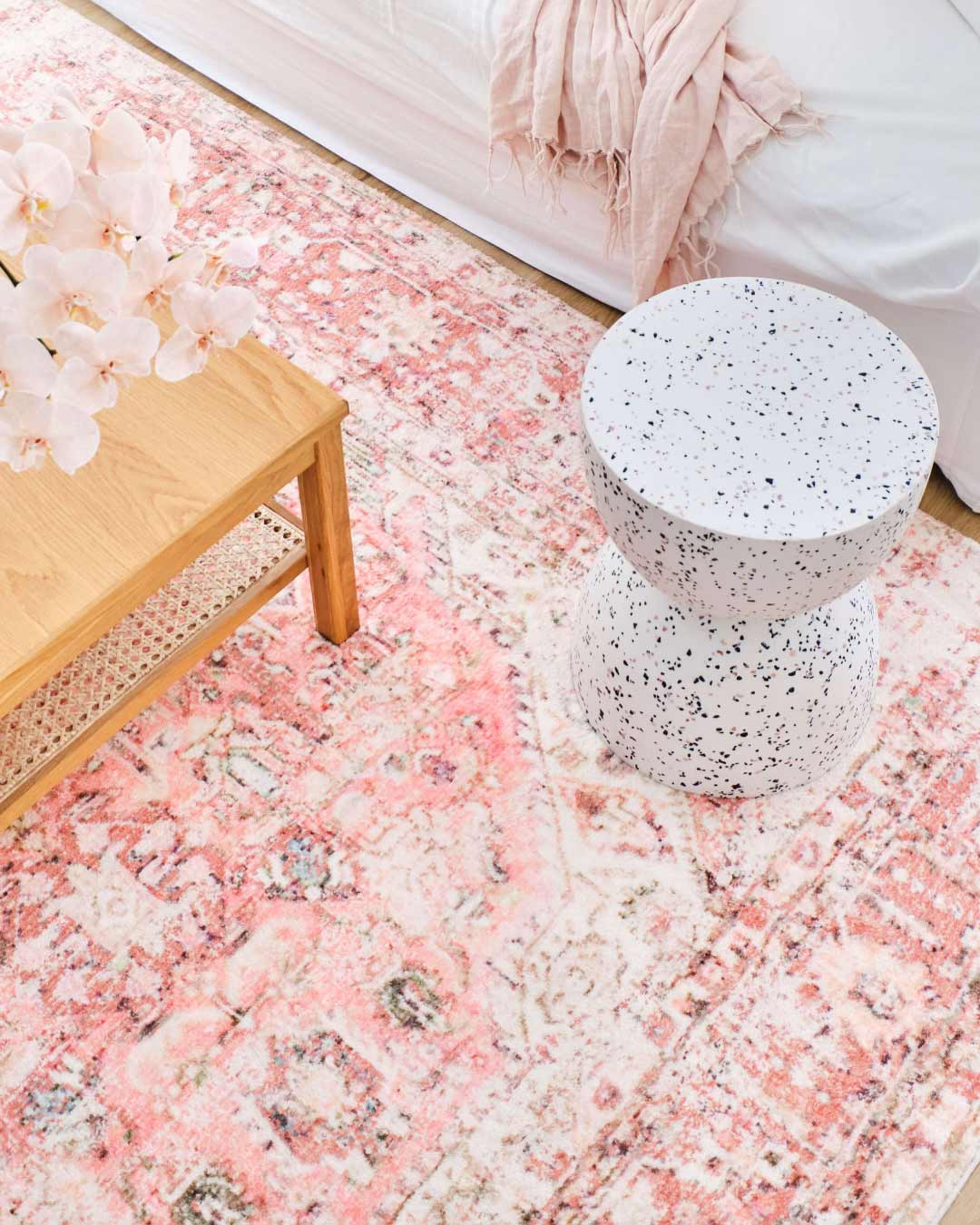 beatrice peach transitional washable rug beatrice peach transitional washable rug