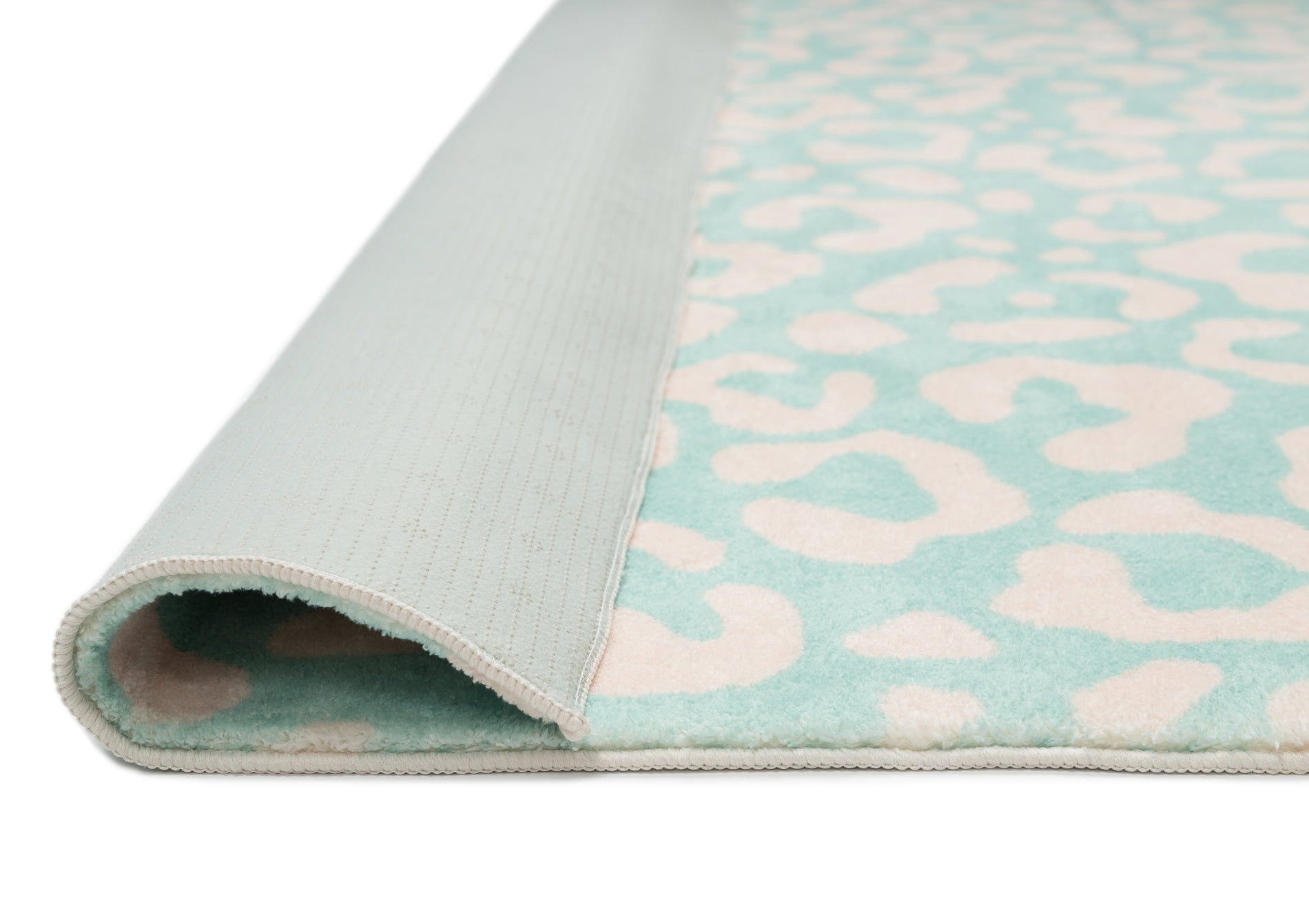 esmeralda pink and mint green leopard print washable rug*no returns unless faulty esmeralda pink and mint green leopard print washable rug*no returns unless faulty