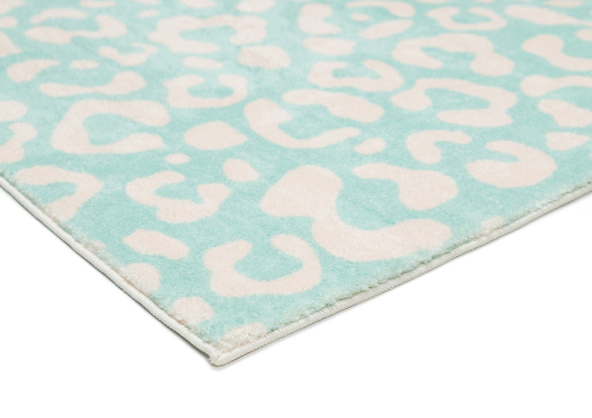 esmeralda pink and mint green leopard print washable rug*no returns unless faulty esmeralda pink and mint green leopard print washable rug*no returns unless faulty