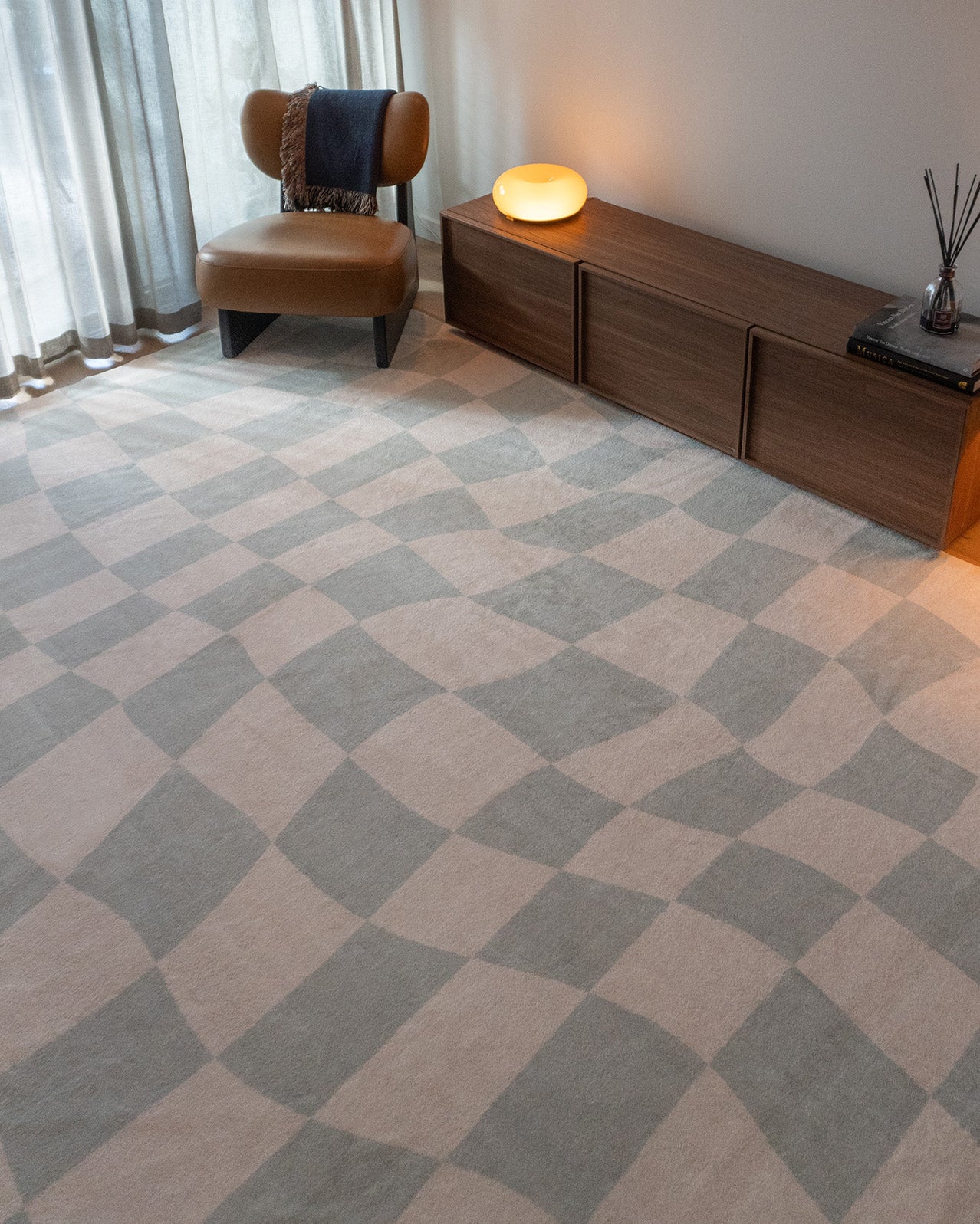 ilenna green and ivory abstract checkered washable rug ilenna green and ivory abstract checkered washable rug