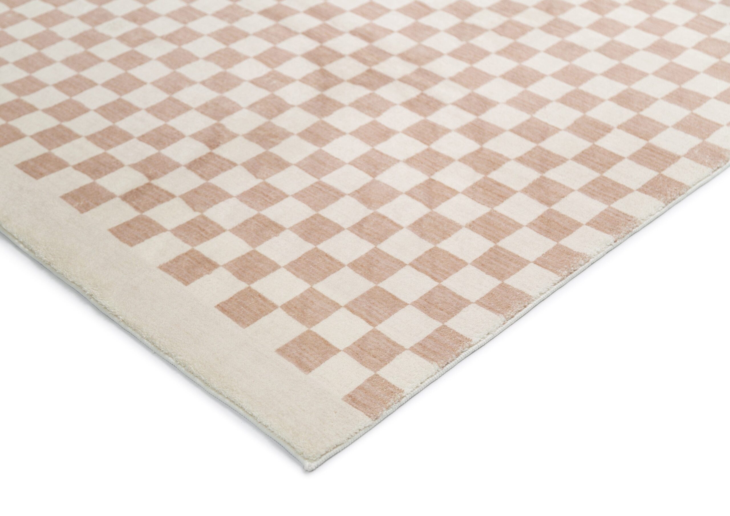 jazine cream and brown chequered washable rug jazine cream and brown chequered washable rug