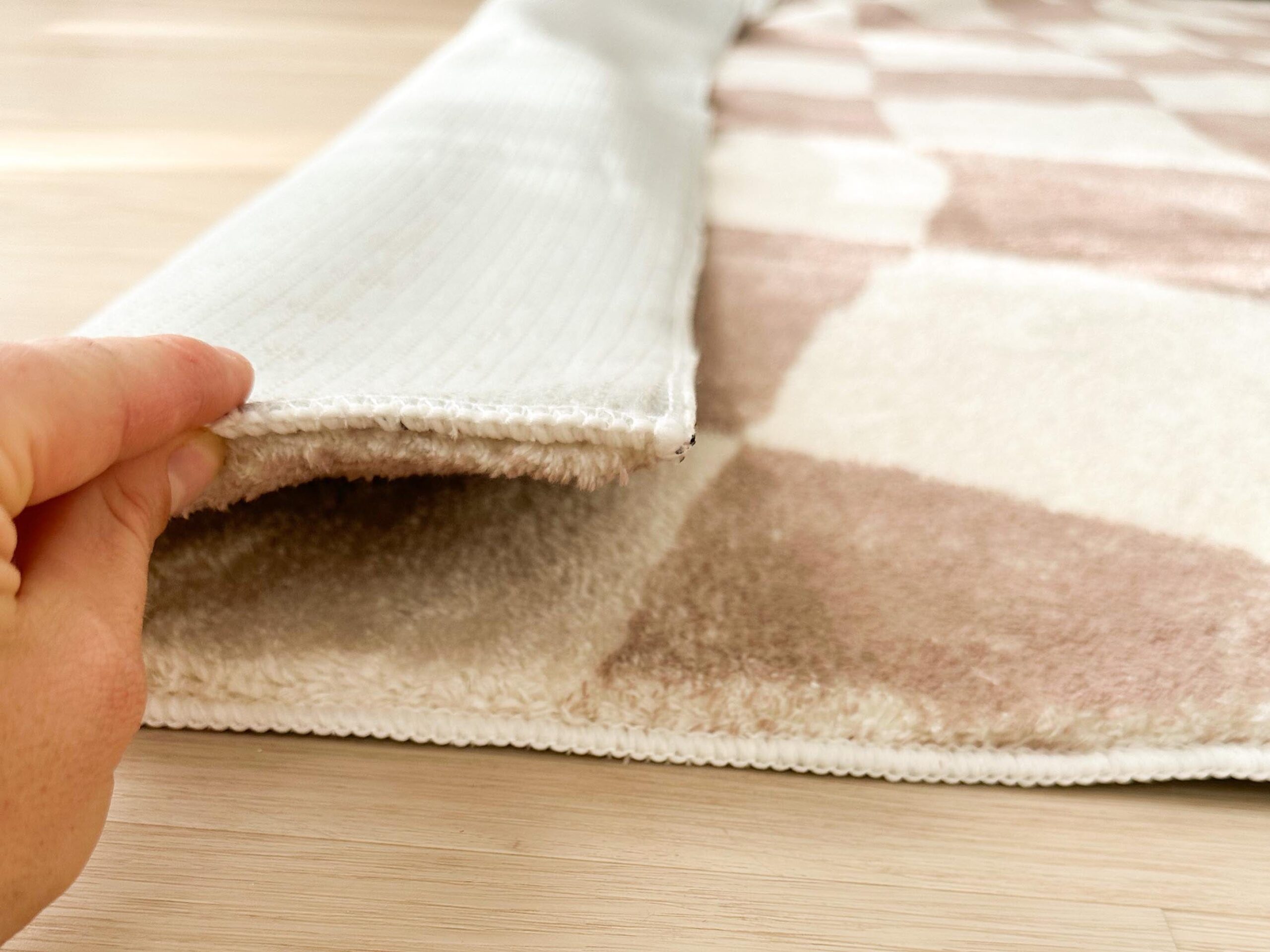logan beige and ivory abstract checkered washable rug logan beige and ivory abstract checkered washable rug