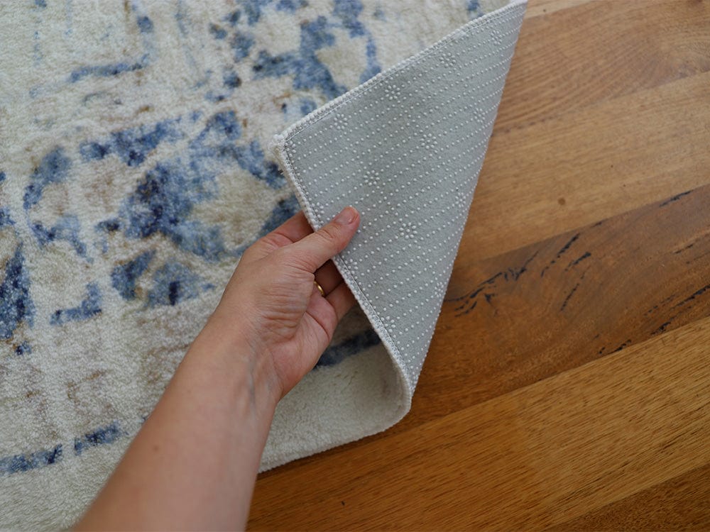 sarafina blue and grey distressed washable rug sarafina blue and grey distressed washable rug