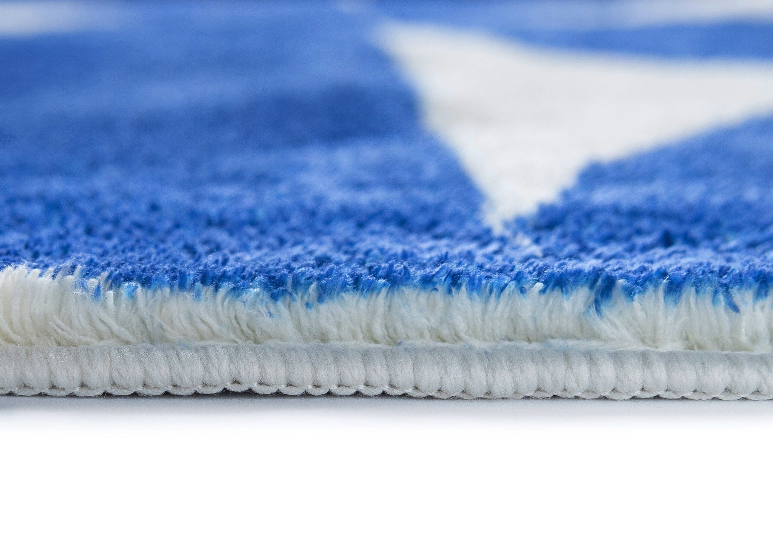 tosa blue and ivory geometric washable rug tosa blue and ivory geometric washable rug