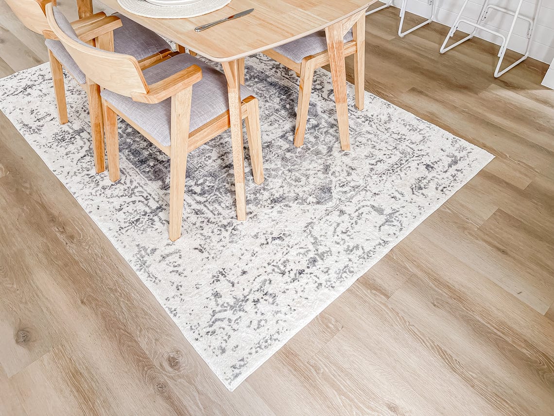 yelina cream and grey distressed washable rug yelina cream and grey distressed washable rug
