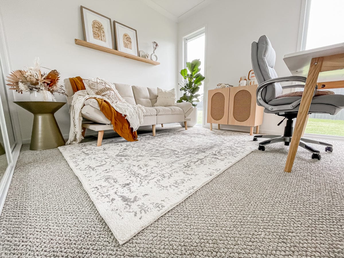 yelina cream and grey distressed washable rug yelina cream and grey distressed washable rug